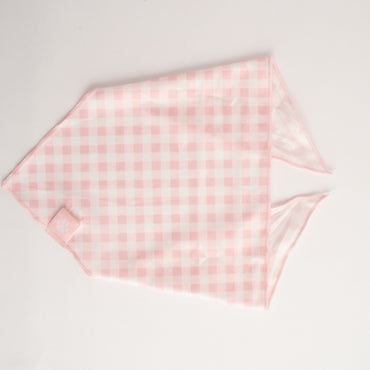 Pet Bandana - PINK GINGHAM