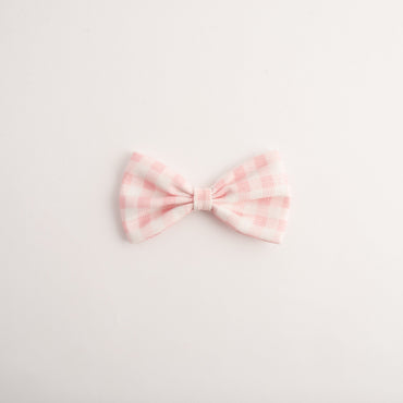 Pet Bow Tie - PINK GINGHAM