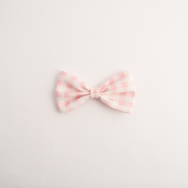 Pet Bow Tie - PINK GINGHAM