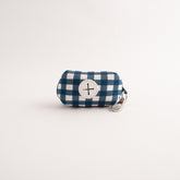 Pet Waste Bag Holder - NAVY GINGHAM
