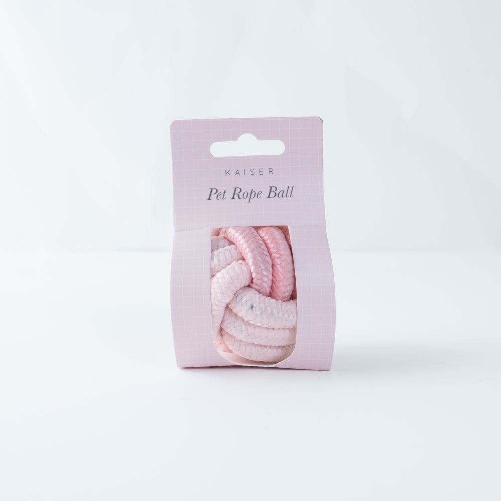 Pet Rope Ball - Pink