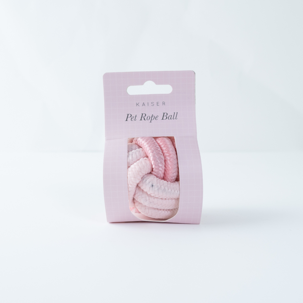Pet Rope Ball - Pink