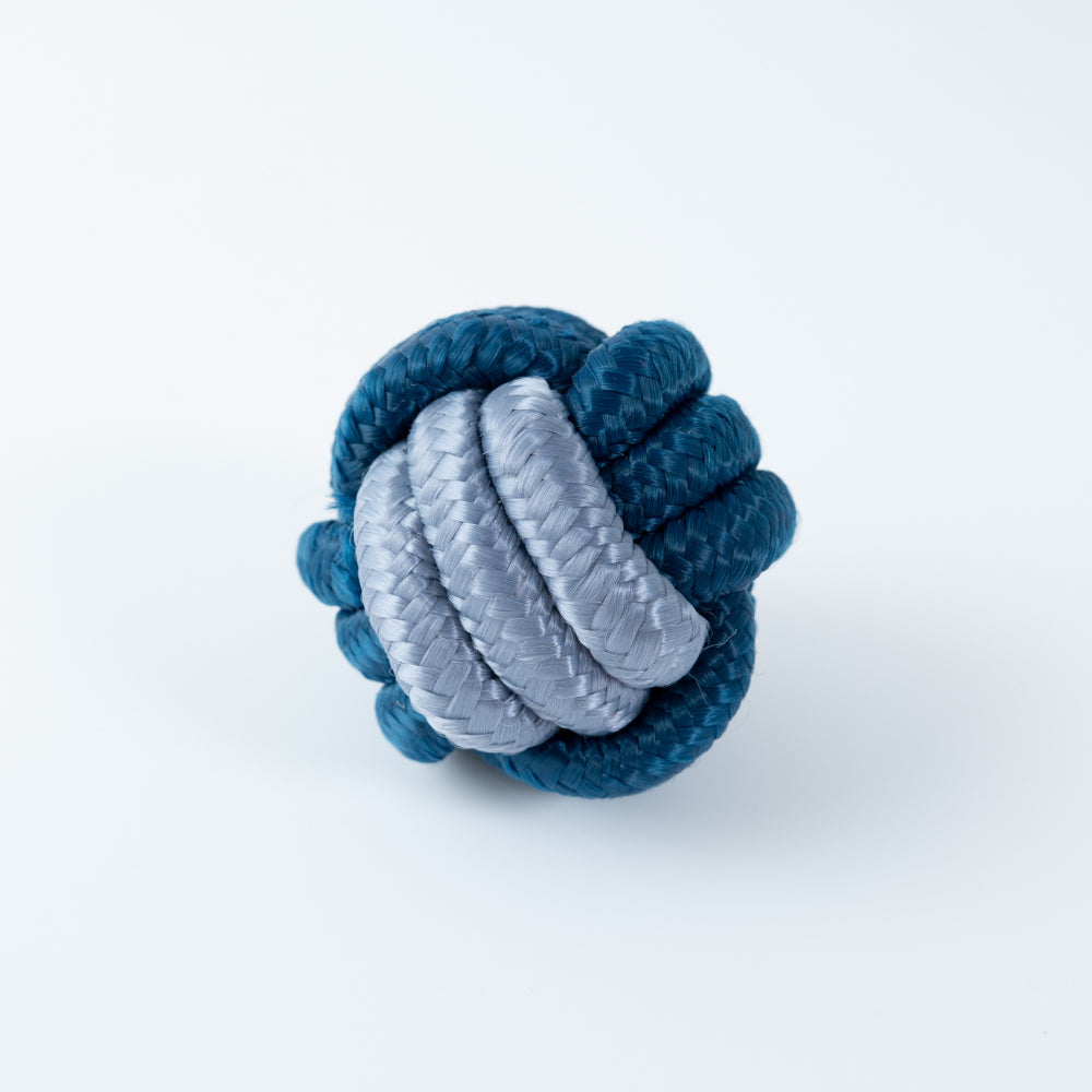 Pet Rope Ball - Blue
