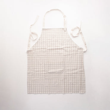 K&Co Home Collection Apron - GREY CHECK