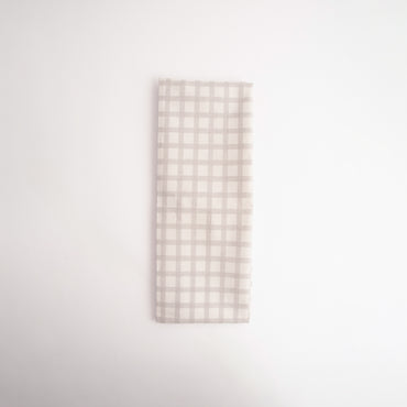 K&Co Home Collection Tea Towel - GREY CHECK