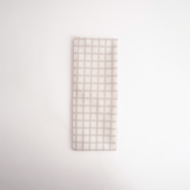 K&Co Home Collection Tea Towel - GREY CHECK