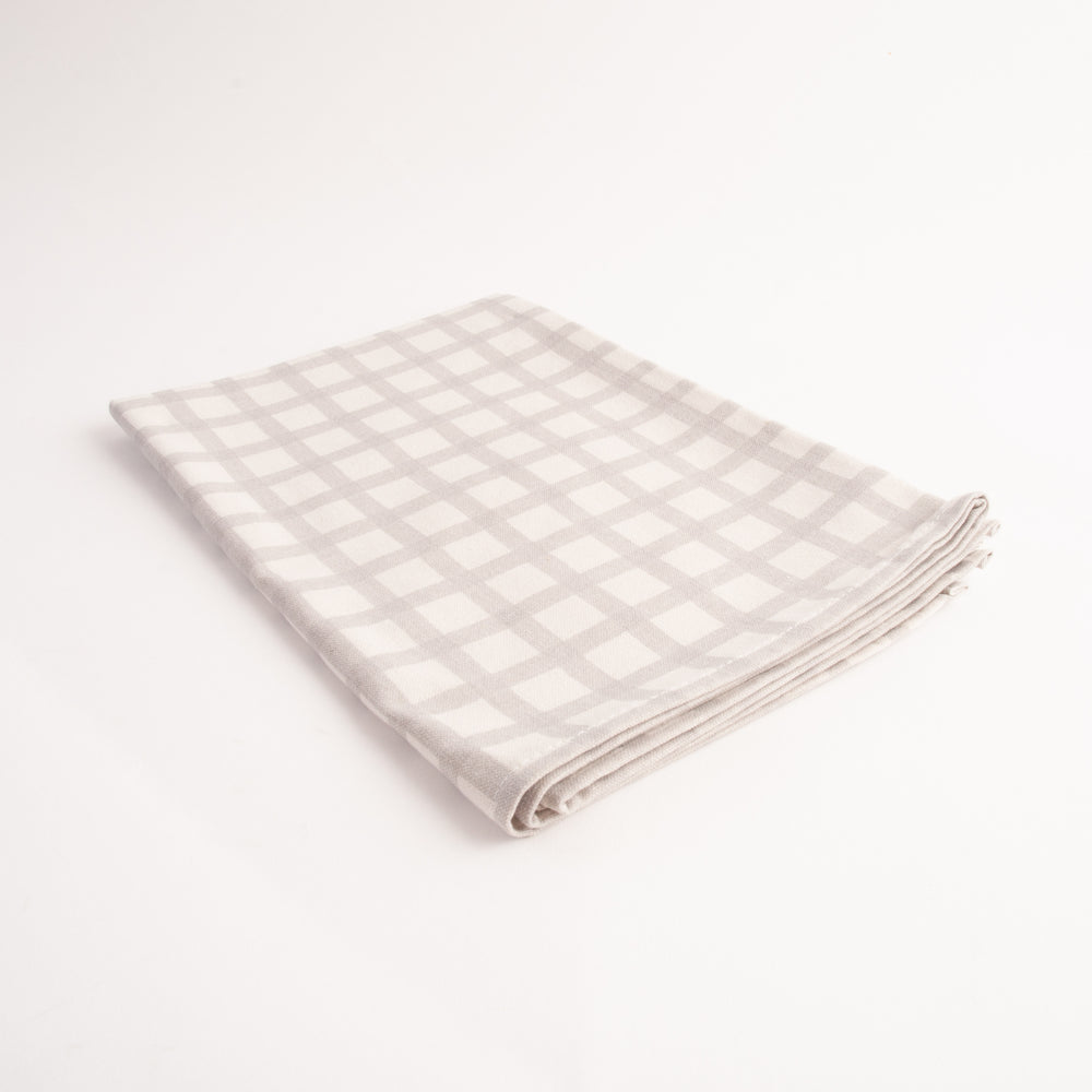K&Co Home Collection Tea Towel - GREY CHECK