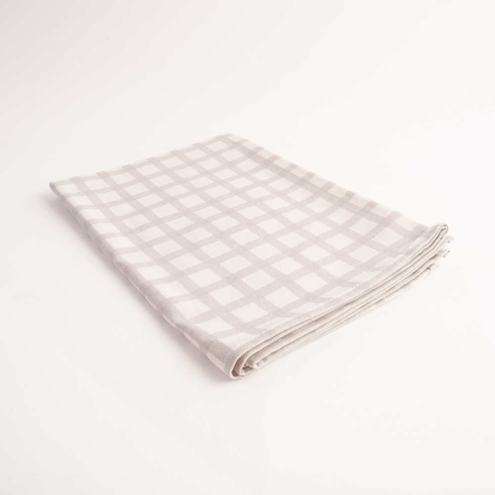 K&Co Home Collection Tea Towel - GREY CHECK