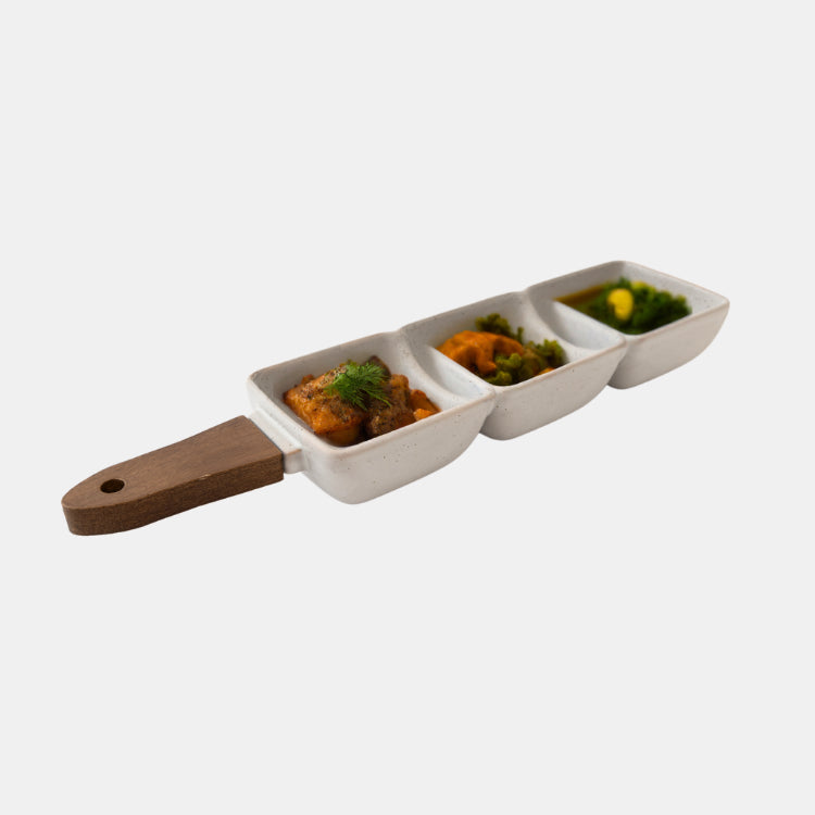 K&Co Slate Home Serve Dish 3 Parts
