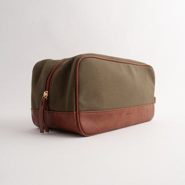 Kaiser Canvas Toiletry Bag - KHAKI