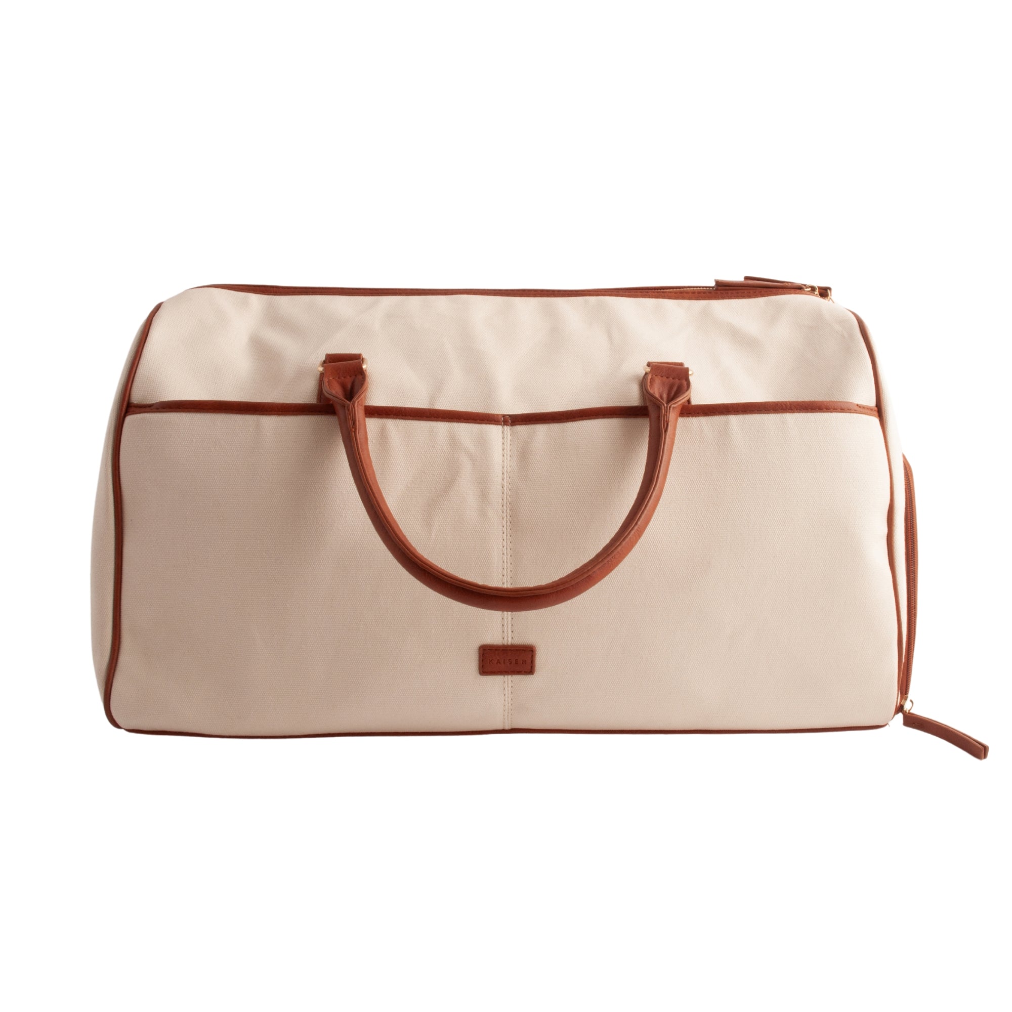 Kaiser Canvas Overnight Bag - CREAM