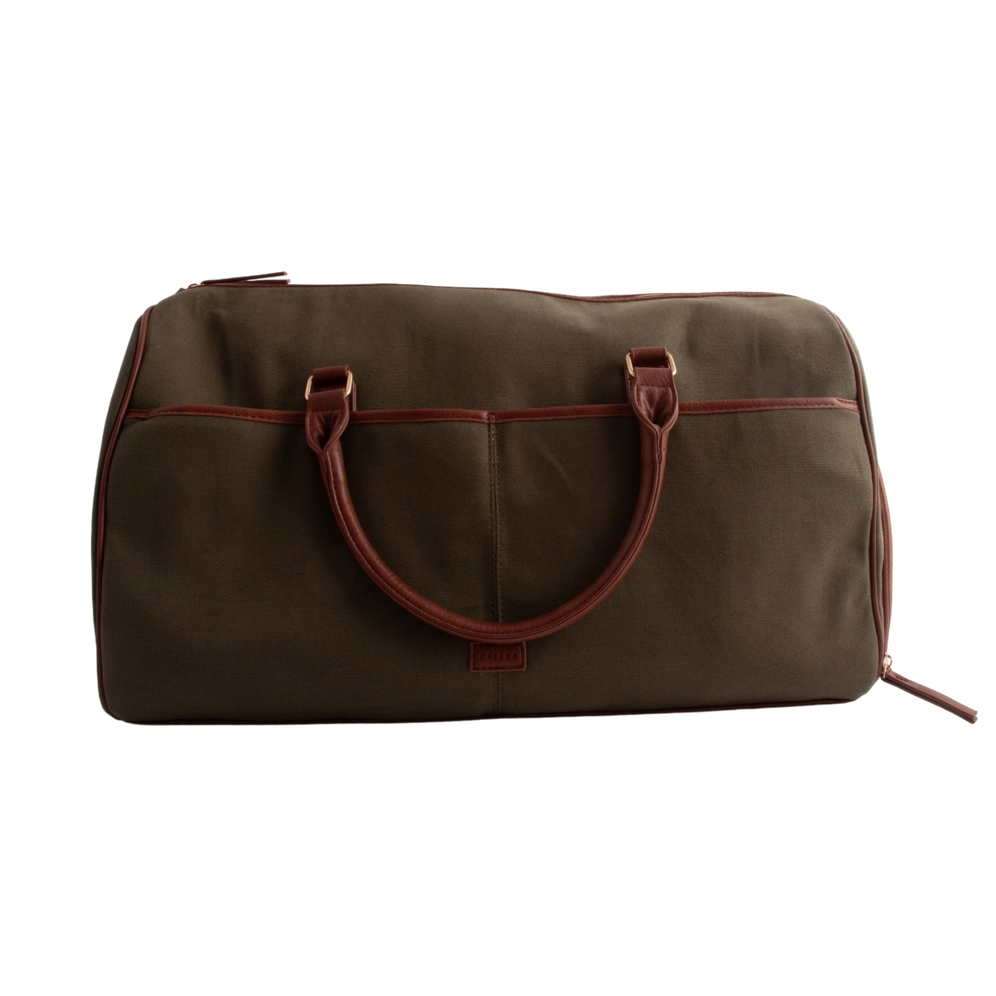 Kaiser Canvas Overnight Bag - KHAKI