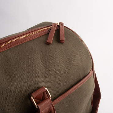 Kaiser Canvas Overnight Bag - KHAKI