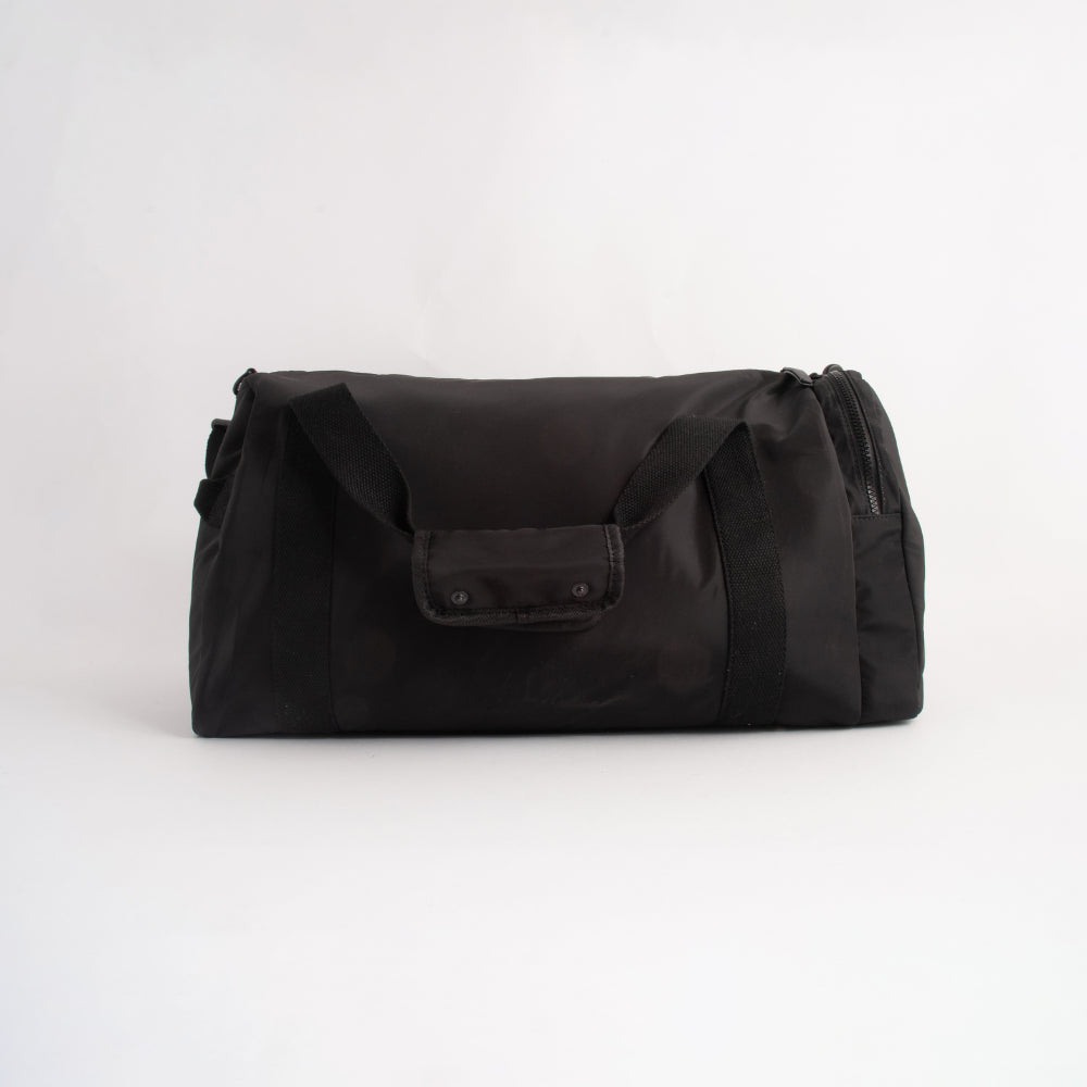 Kaiser Nylon Duffle Bag - BLACK
