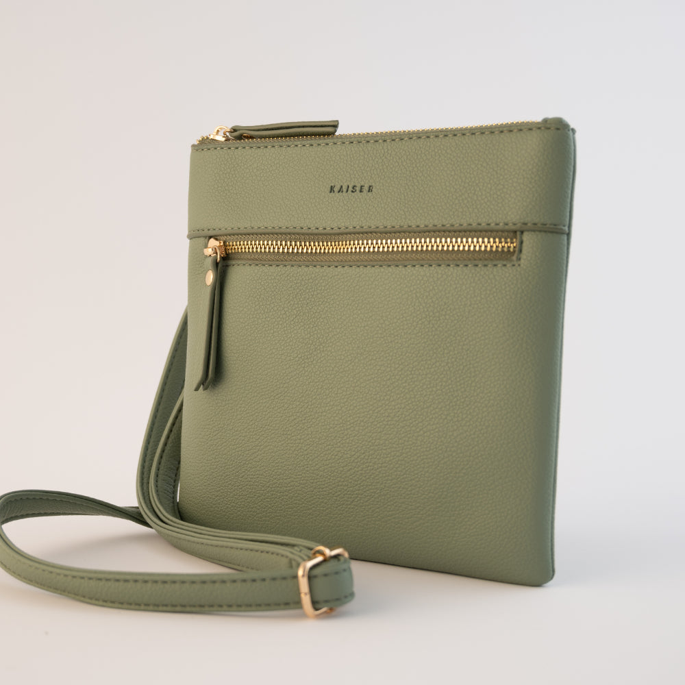 Golden Square Shoulder Bag - SAGE