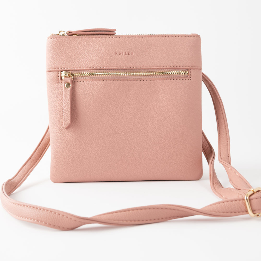 Golden Square Shoulder Bag - DUSTY ROSE
