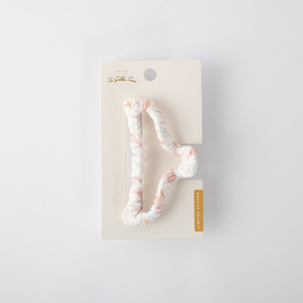 Golden Fabric Wrap Hair Claw - WARATAH