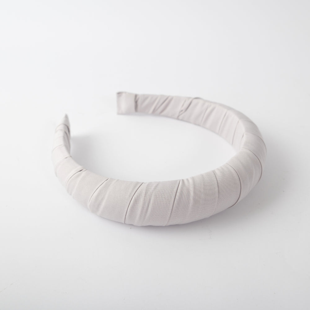 Golden Fabric Wrap Headband - TAUPE