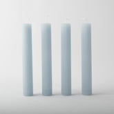 Fleur Tapered Candles 4pk - GREY