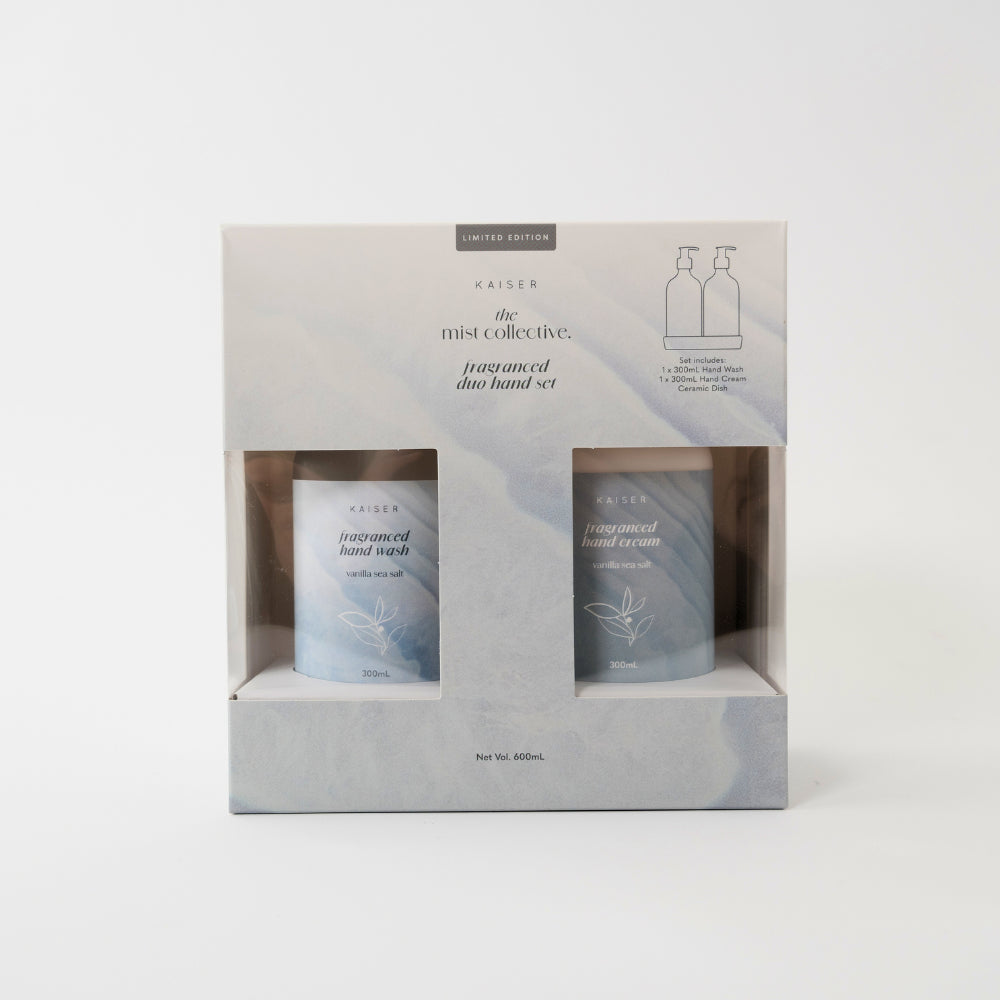 Mist Collective Hand Wash & Lotion with Tray - Vanilla Sea Salt 600mL