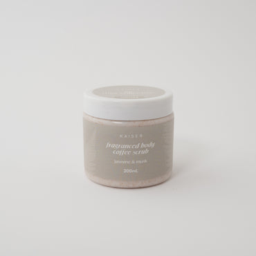 Mist Collective Body Coffee Scrub 200mL - Jasmine & Musk