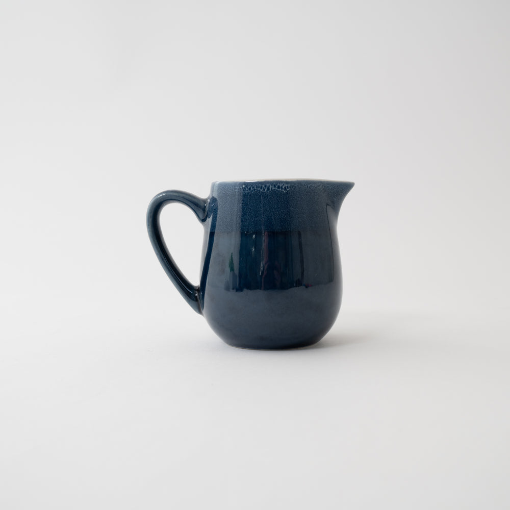 K&Co Navy Glaze Milk Jug