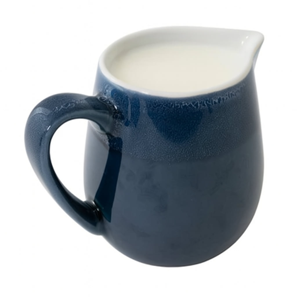K&Co Navy Glaze Milk Jug