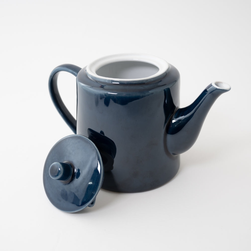K&Co Navy Glaze Tea Pot