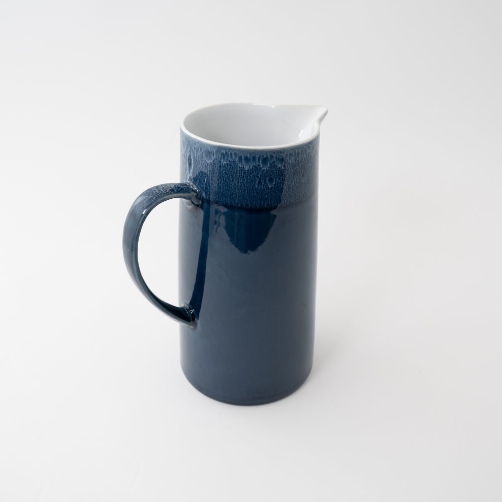 K&Co Navy Glaze Large Jug