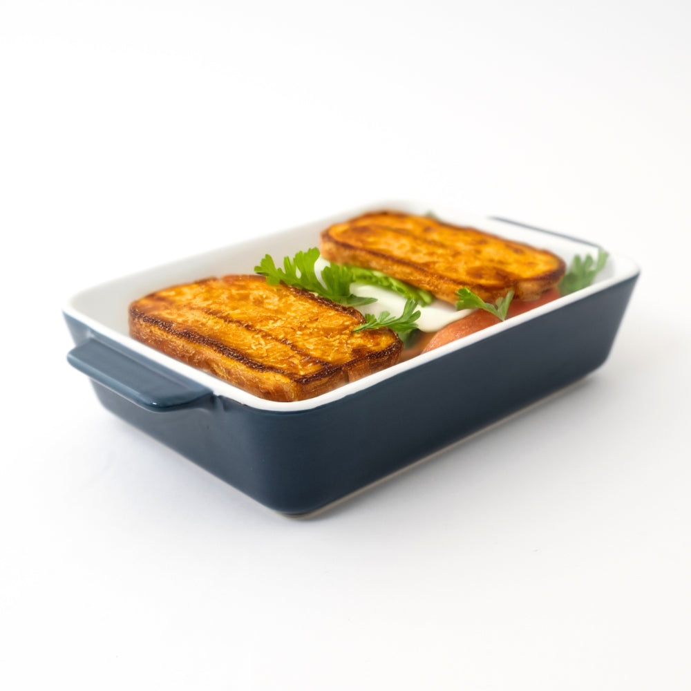 K&Co Navy Glaze Small Baking Dish