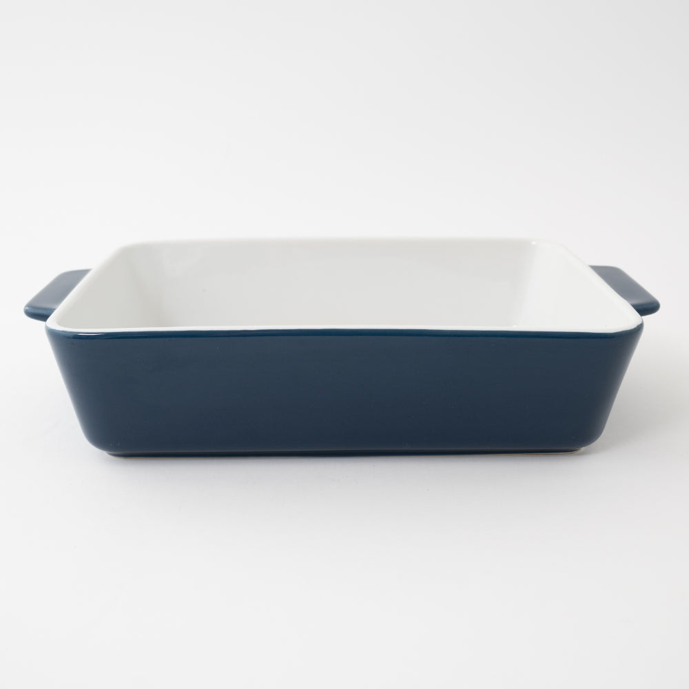K&Co Navy Glaze Medium Baking Dish