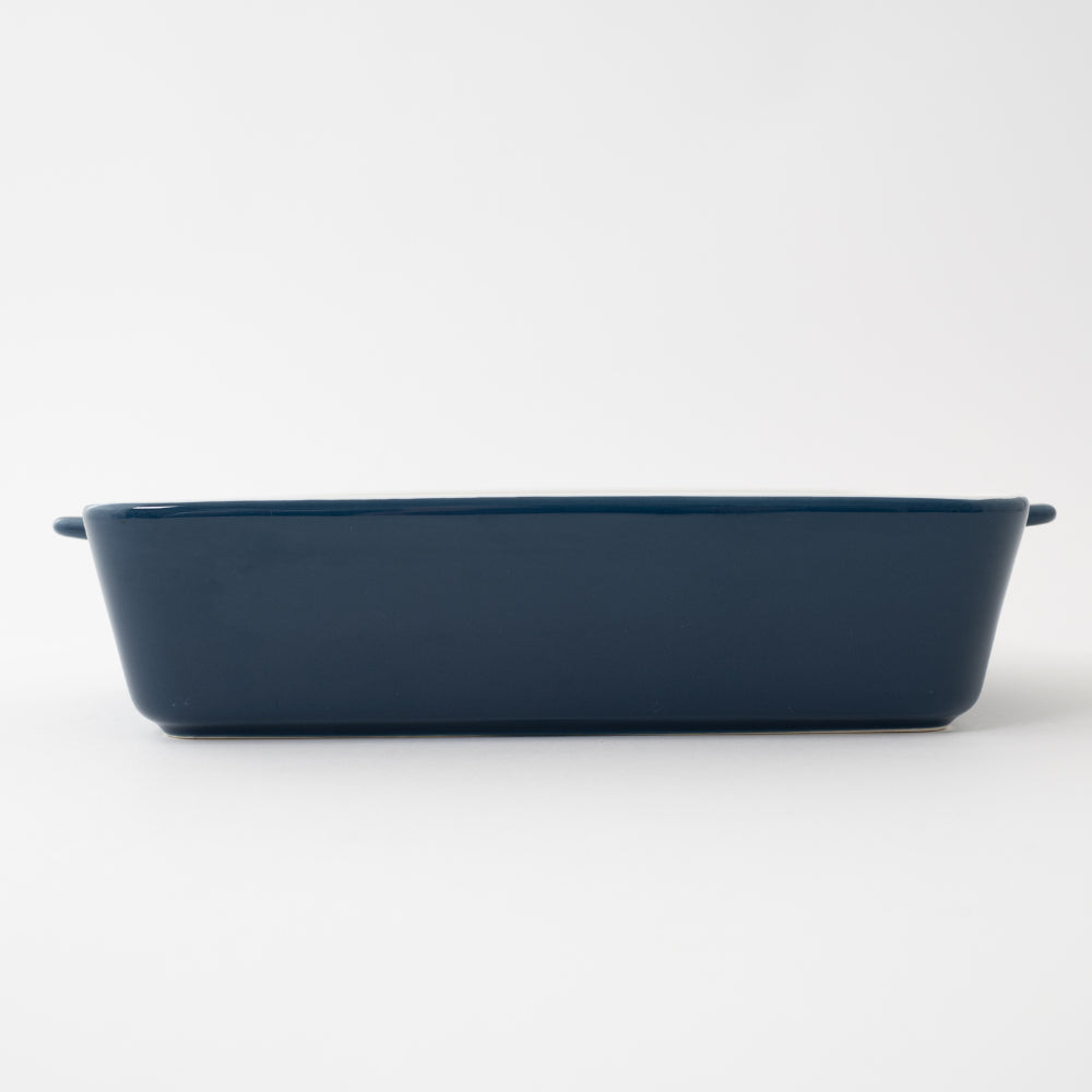 K&Co Navy Glaze Medium Baking Dish
