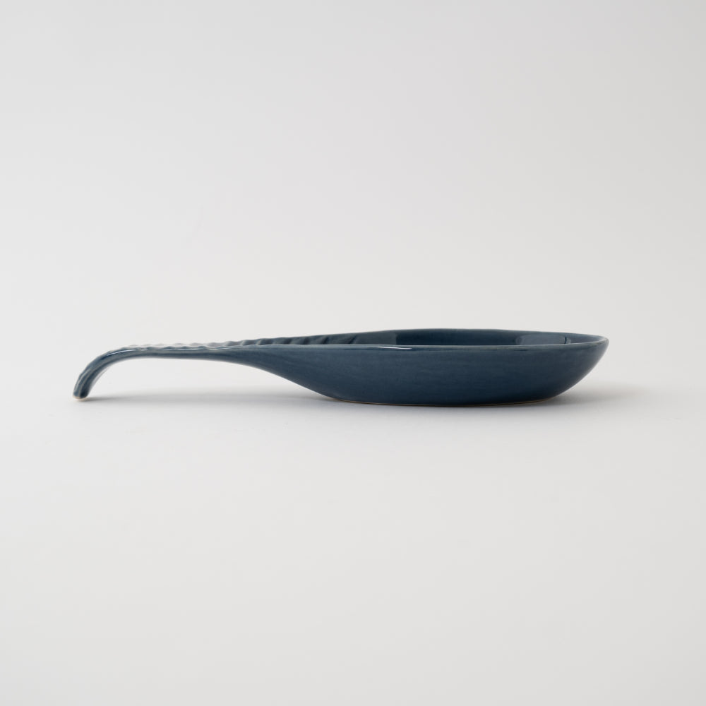 K&Co Navy Glaze Spoon Rest