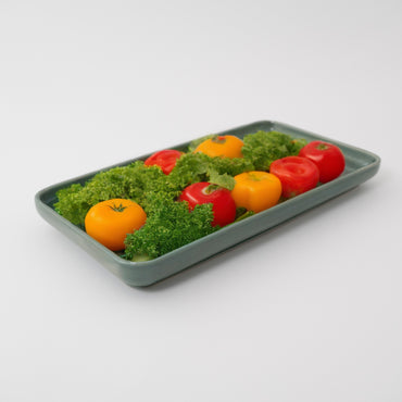 K&Co Sage Large Rectangle Tray
