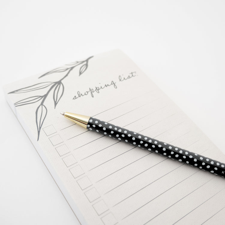Pepper List Notepad With Pen - Branches