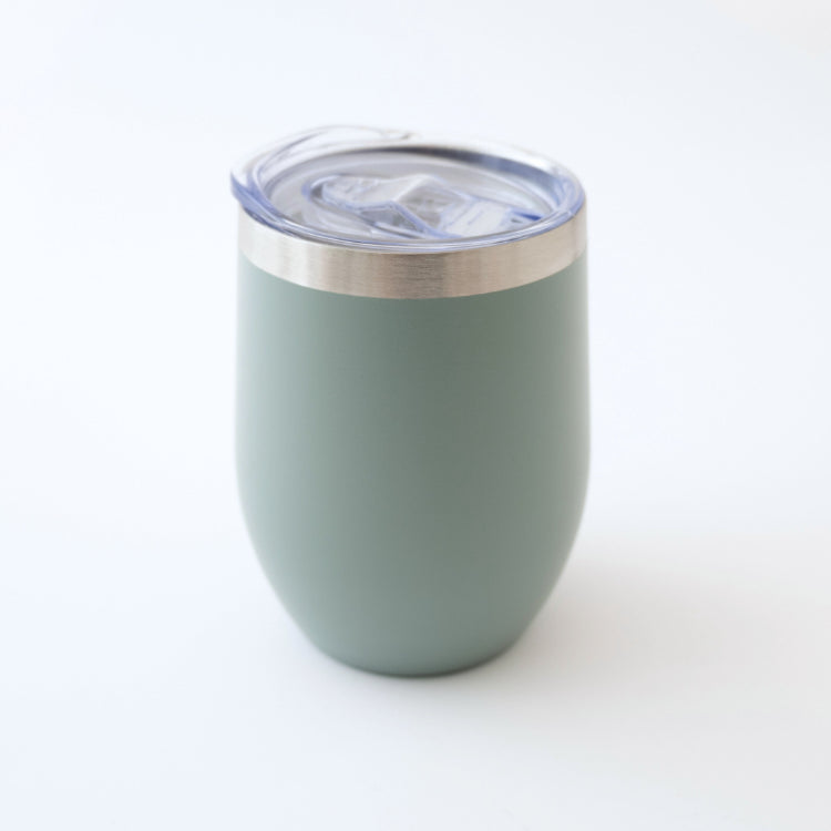 Pepper Small Insulated Coffee Cup - Sage