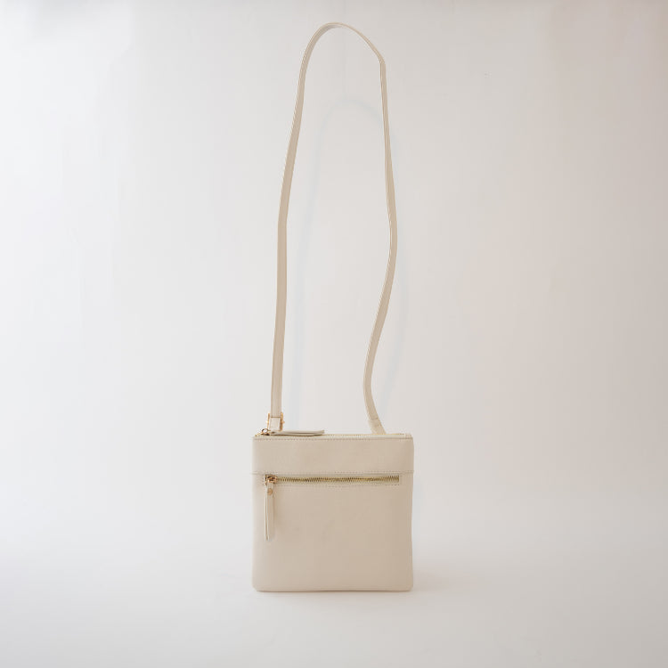 Pepper Square Shoulder Bag - Sand