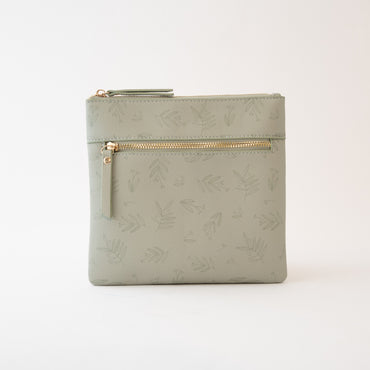 Pepper Square Shoulder Bag - Sage Foliage