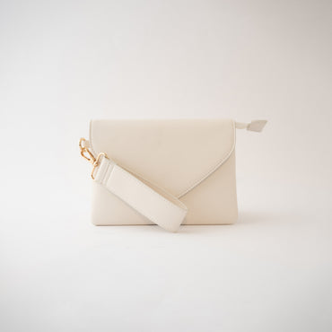 Pepper Envelope Strap Clutch - Sand