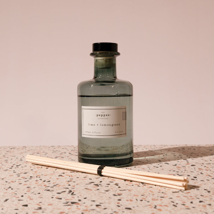 Pepper 200ml Diffuser - Lime & Lemongrass