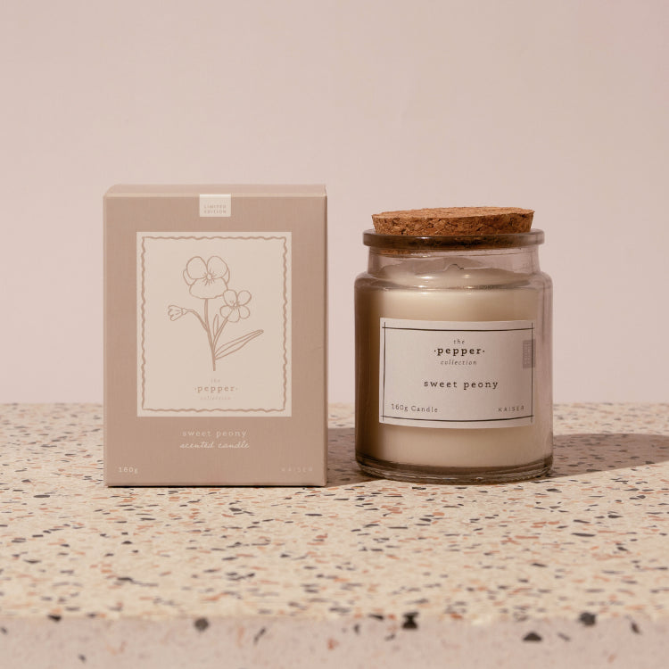 Pepper 160gm Candle - Sweet Peony