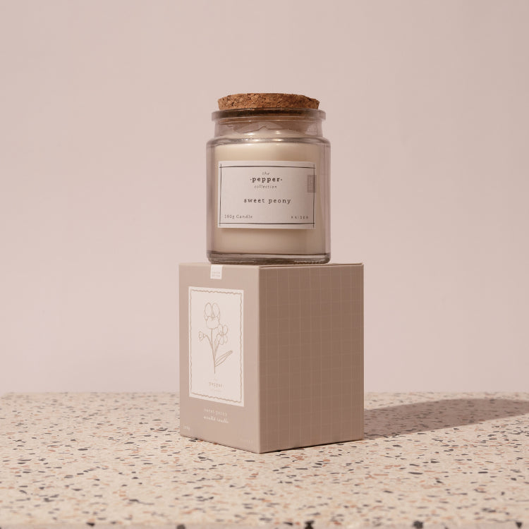 Pepper 160gm Candle - Sweet Peony