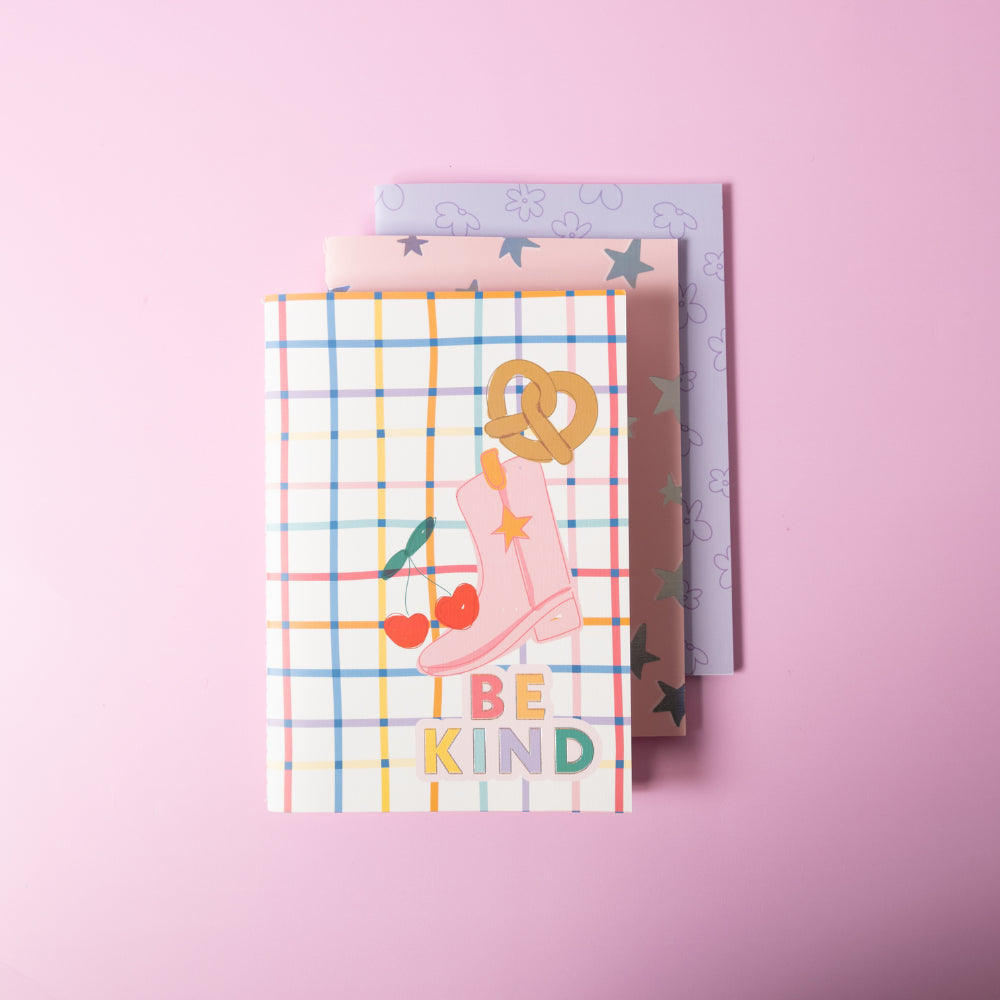 One Of A Kind A5 3Pk Notebook Set - Be You