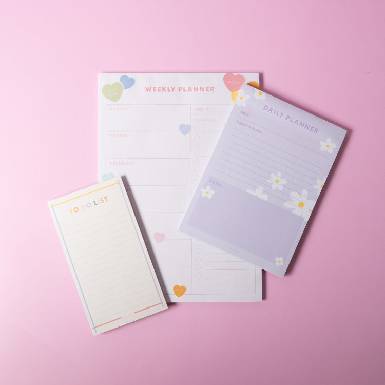 One Of A Kind 3 Pack Memo Pad Set - Good Vibes
