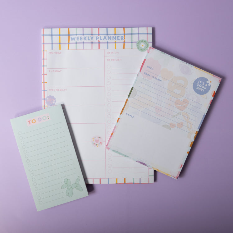 One Of A Kind 3 Pack Memo Pad Set - Good Day