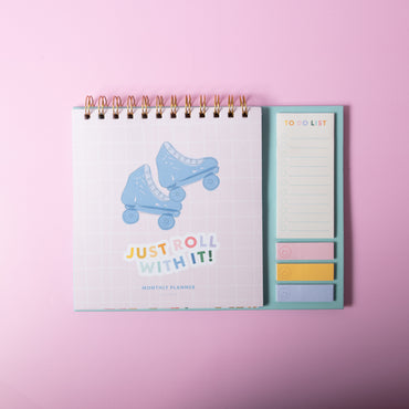 One Of A Kind Monthly Desk Planner - Roll With In