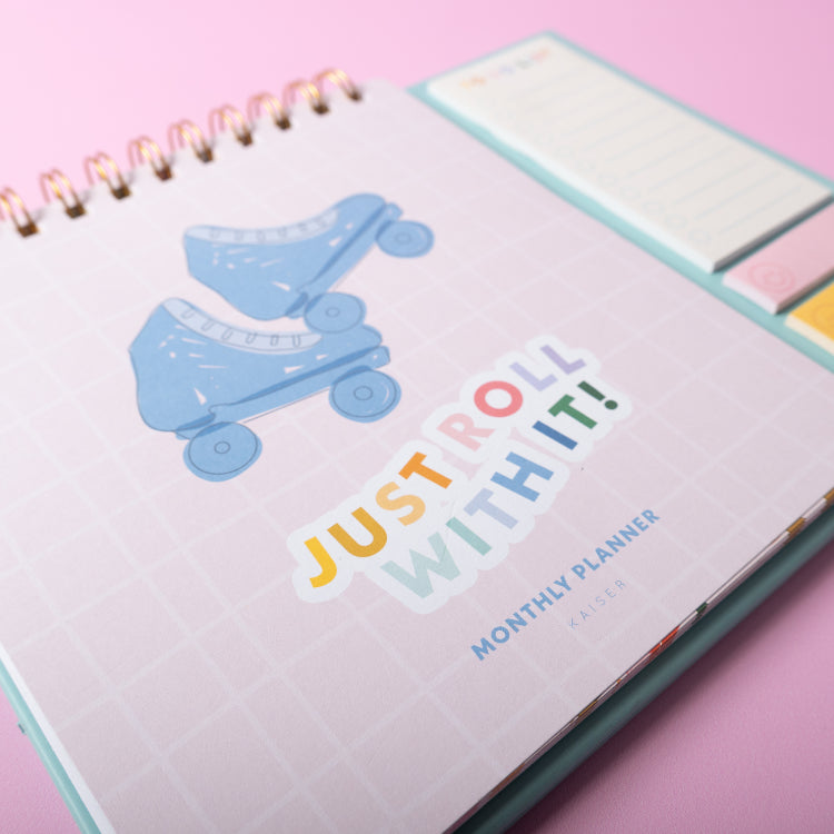 One Of A Kind Monthly Desk Planner - Roll With In