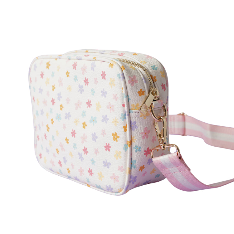 One Of A Kind Textured Strap Side Bag - Posie