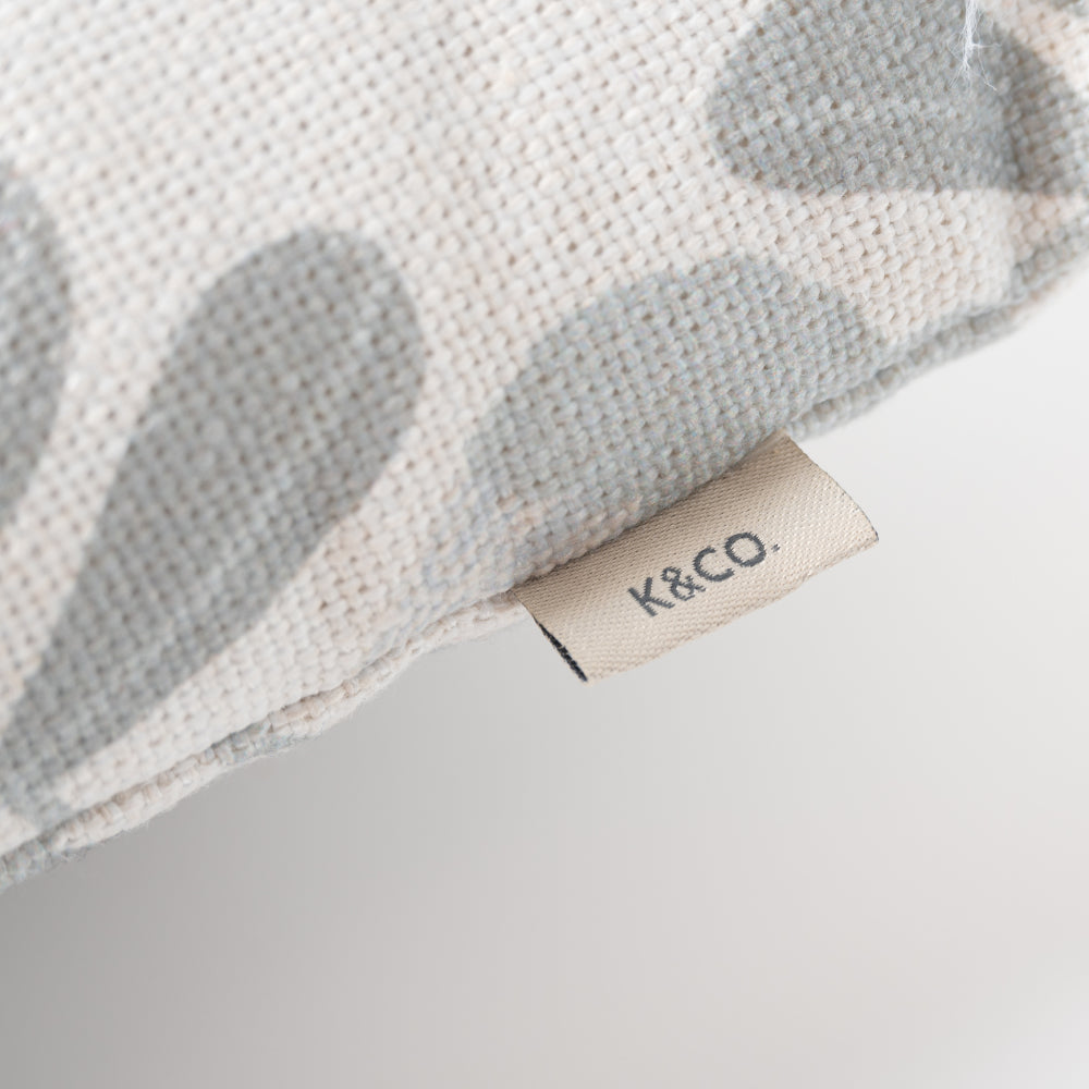 K&Co Printed Cushion - Green Garden