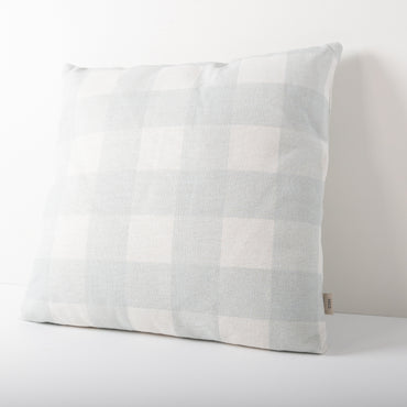 K&Co Printed Cushion - Green Gingham